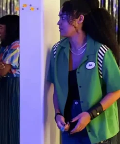 Aisha Dee The Bold Type Season 05 Kat Edison Cotton Green Jacket