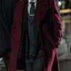 Alan Snyder Colony Red Wool Coat