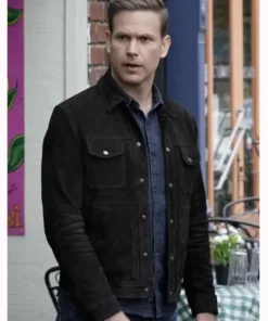 Alaric Saltzman Legacies Black Suede Leather Jacket