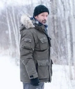 Alden Adair Cardinal Josh Green Fur Hoodie Cotton Jacket