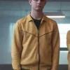 Alex Rider Otto Farrant Yellow Bomber Jacket