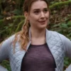 Alexandra Breckenridge Virgin River S02 Melinda Monroe Quilted Satin Jacket