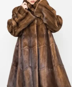 Alexandra Brownish Mink Fur Jacket
