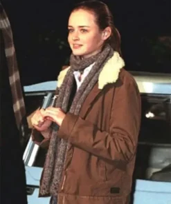 Alexis Bledel TV Series Gilmore Girls Brown Cotton Jacket