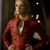 Alexz Johnson Smallville Red Leather Jacket