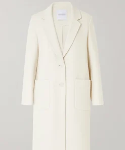 Alice Braga TV-Series Dark Matter Amanda Lucas White Wool Trench Coat