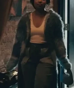 All American S06 Hannaha Hall Faux Fur Trench Coat