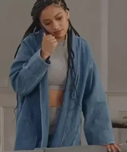 All American S06 Tamia Cooper Denim Trucker Jacket