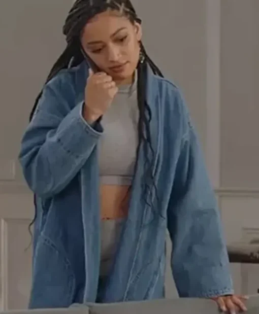 All American S06 Tamia Cooper Denim Trucker Jacket