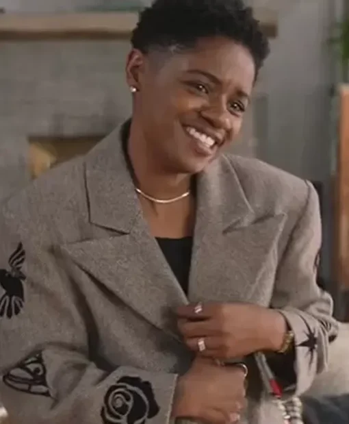 All American S06 Tamia Cooper Grey Blazer