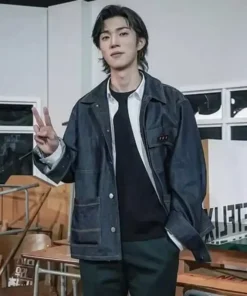 All of Us Are Dead Yoo In-soo Denim Blue Jacket