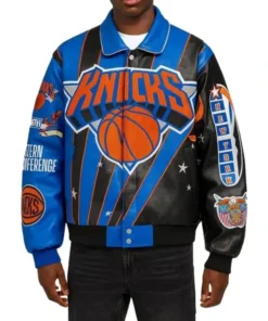 Amar’e Stoudemire NBA New York Knicks Leather Jacket