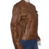 Amber Marshall TV Series Heartland Amy Fleming Leather Brown Jacket For Sale
