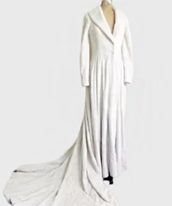 American Actress Kate Hudson Wedding Fur Dress For Women