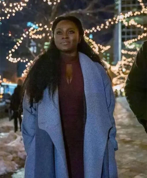 American God S03 Bilquis Wool Blend Coat