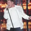 American Idol 2023 Zachariah Smith White Cotton Jacket