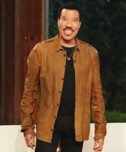 American Idol 608 Showstopper Final Judgement Part 1 2023 Lionel Richie Brown Suede Shacket