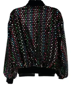 American Idol S22 Derric Gobourne Rainbow Sequin Jacket