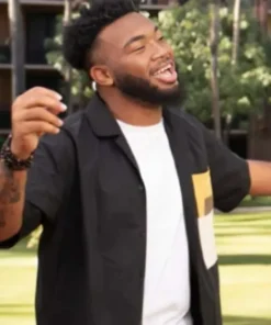 American Idol S22 Roman Collins Black Cotton Shirt