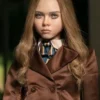 Amie Donald M3GAN Brown Coat
