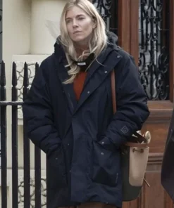 Anatomy of a Scandal Sophie Whitehouse Black Puffer Jacket