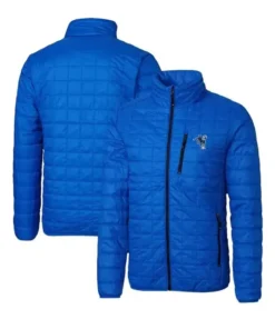 Andrew Historic Indianapolis Blue Quilted Jacket
