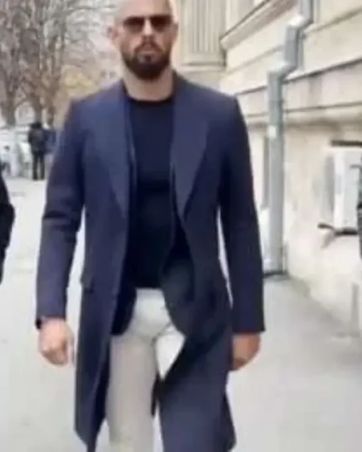 Andrew Tate Top G Blue Long Coat