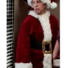 Andy Bernard TV Show The Office Ed Helms Santa Claus Fur Red Costume Christmas Jacket