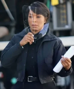 Angela Bassett TV Series 9-1-1 Athena Grant Black Cotton Jacket