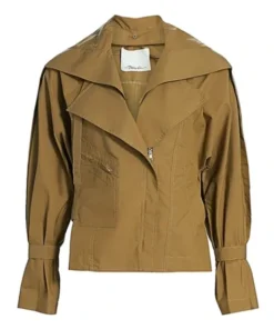 Angela Bassett TV Series 9-1-1 Season 04 Athena Grant Olive Green Cotton Jacket