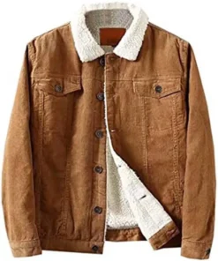 Angelina-Jolie-Brown-Corduory-Jacket