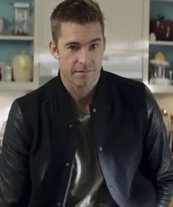 Animal Kingdom Barry Blackwell Black Bomber Jacket