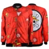 Anime One Piece Red Bomber Jacket
