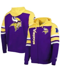 Anissa Minnesota Vikings Hooded Jacket
