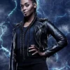 Anissa Pierce Thunder Black Lightning Leather Jacket