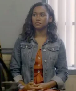 Ann Matienzo Film First Love Sydney Park Blue Denim Trucker Jacket For Men and Women