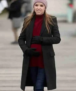 Anna Kendrick Love Life Darby Black Trench Coat