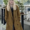 Annie Landsberg TV Series Maniac Emma Stone Trench Cotton Coat