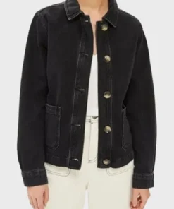 Alternative view of Good Girls Annie Marks Denim Black Jacket