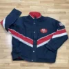 Annie Von San Francisco 49ers Blue Full-Snap Jacket