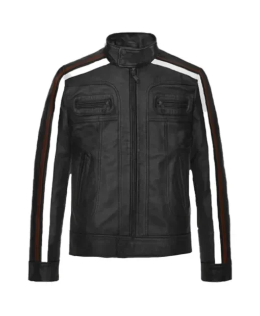 Ansel Elgort Movie November Criminals Addison Schacht Leather Black Jacket