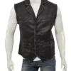 Anson Mount Hell On Wheels Cullen Bohannon Distressed Brown Leather Vest