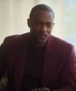 Anthony Mackie Solos S01 Tom Maroon Suit sale