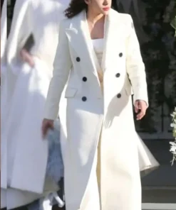 Antonia Gentry Ginny & Georgia S02 White Trench Coat
