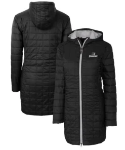 Antonia New Orleans Saints Black Long Hooded Coat