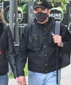 Antonio Banderas Denim Black Jacket