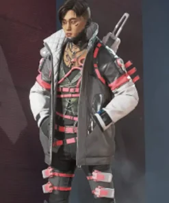Apex Legends Crypto Cardinal Black Jacket