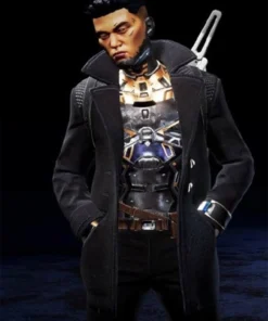 Apex Legends Crypto The Hired Gun Black Cotton Coat