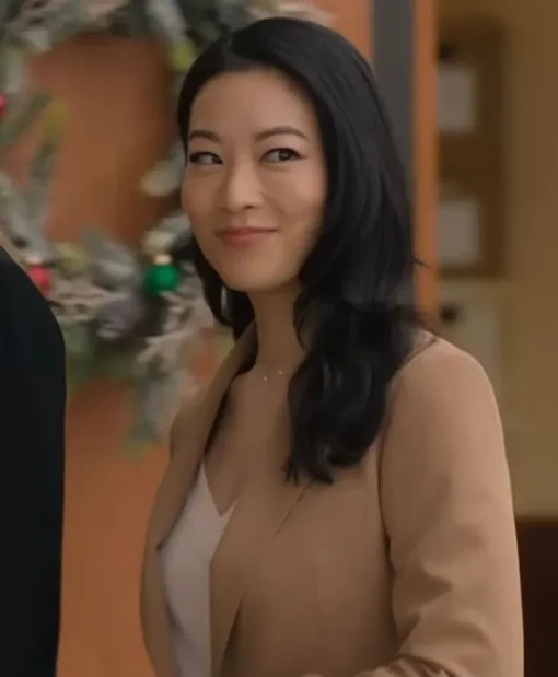 Arden Cho Partner Track 2022 Brown Blazer