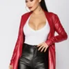 Ariana Grande American Singer Leather Robe Coat